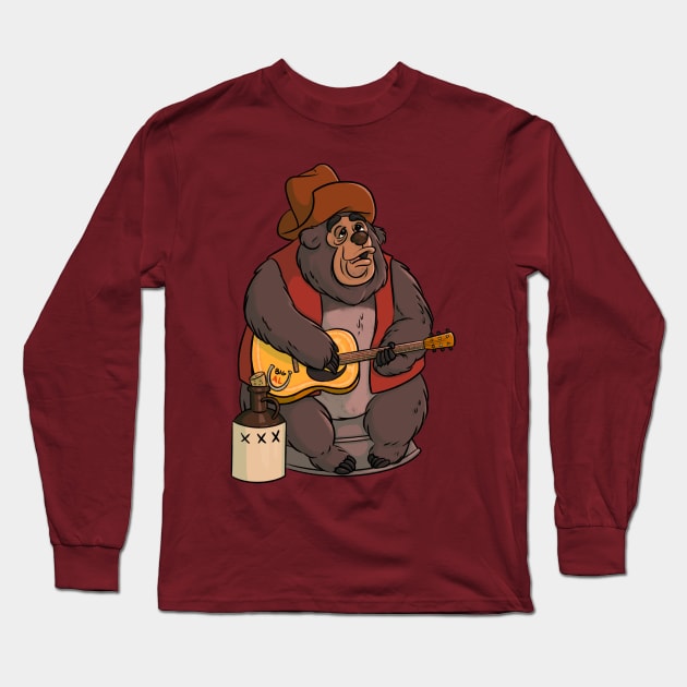 Big Al Long Sleeve T-Shirt by jfeldmanart